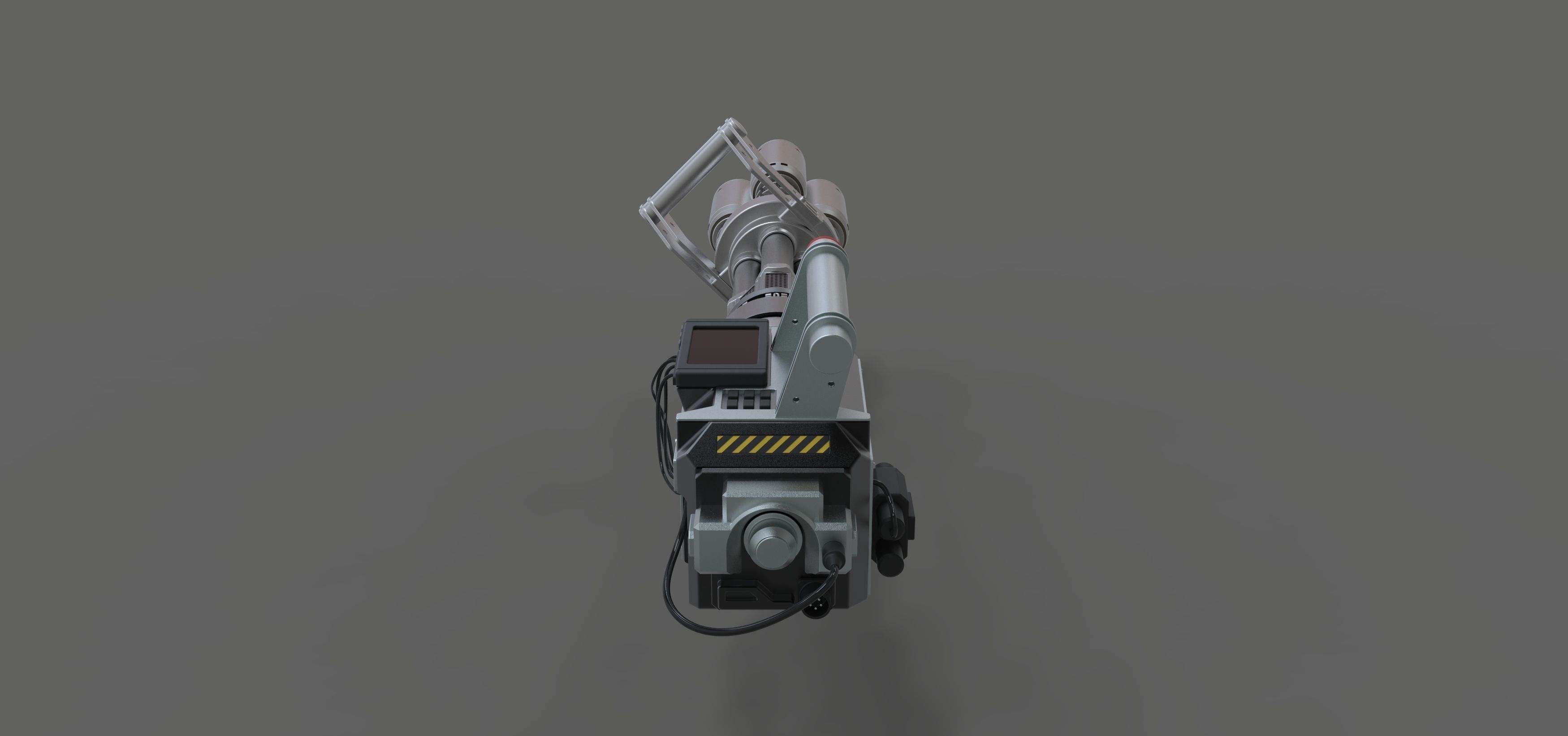Light cannon from the movie Pixels 2015 3D model_5