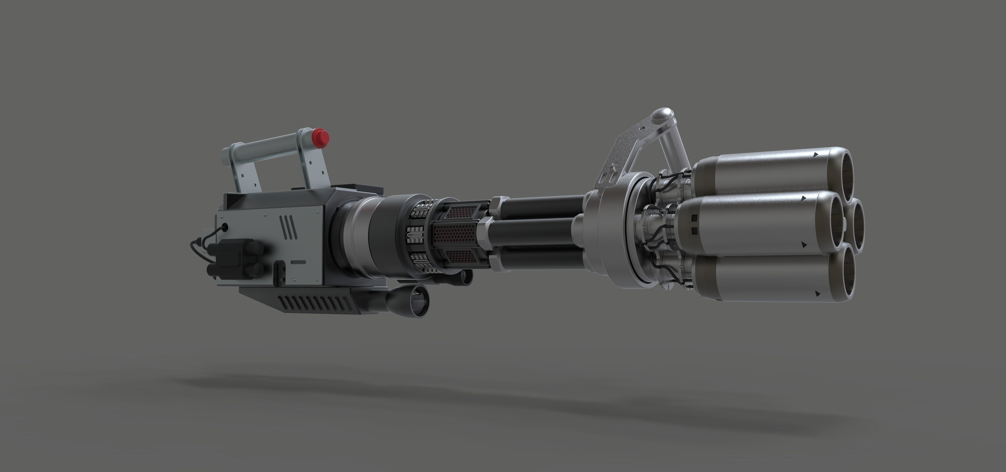Light cannon from the movie Pixels 2015 3D model_17