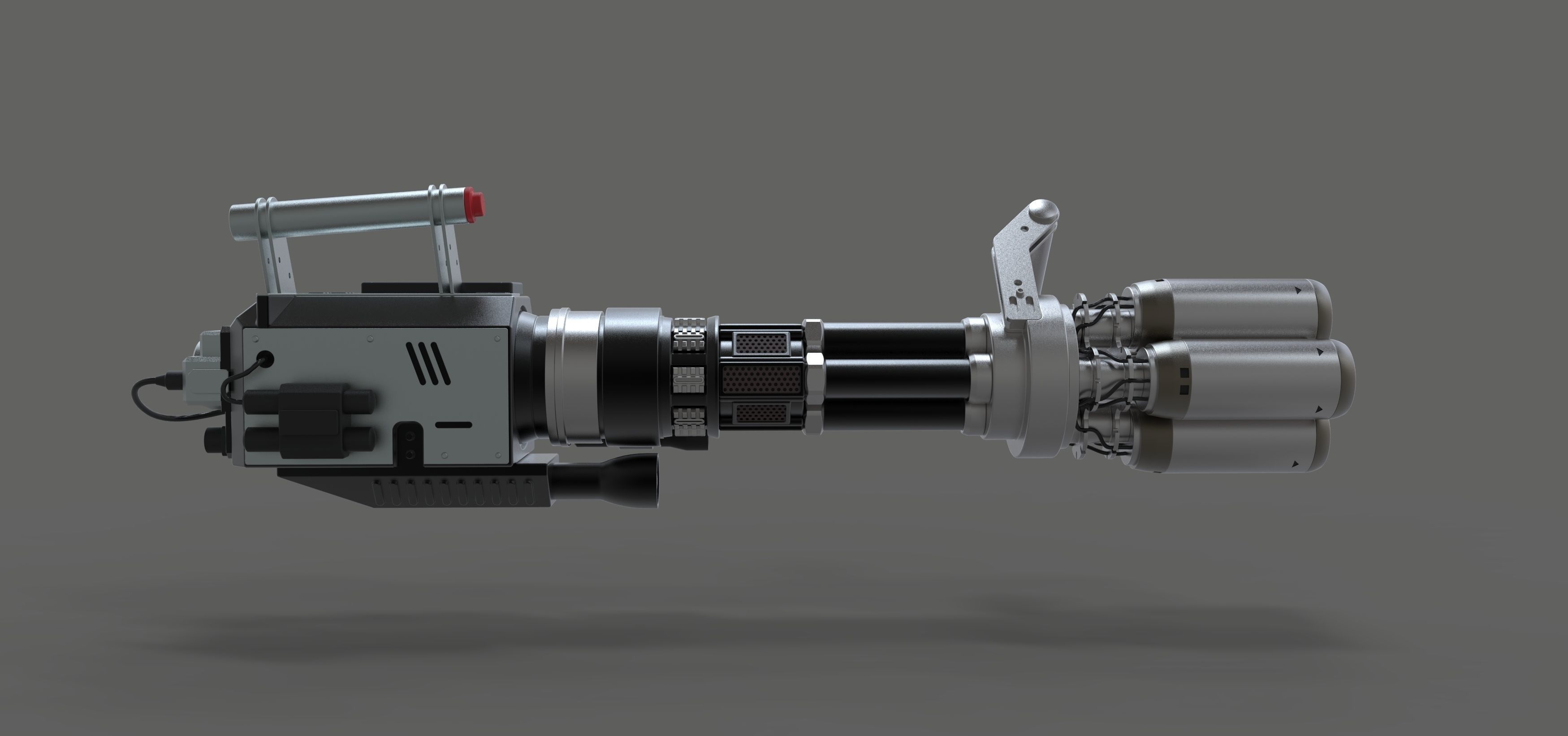 Light cannon from the movie Pixels 2015 3D model_18