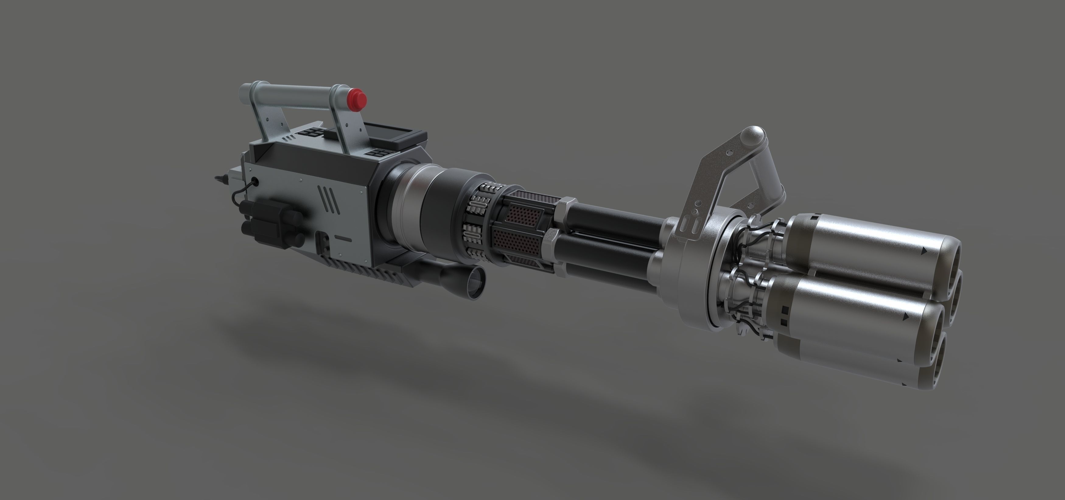 Light cannon from the movie Pixels 2015 3D model_16