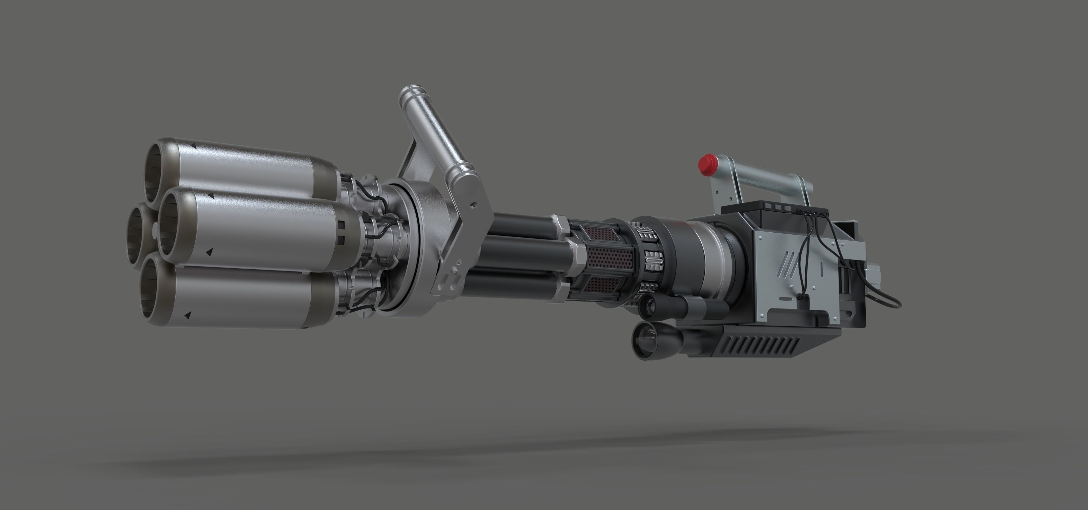 Light cannon from the movie Pixels 2015 3D model_11