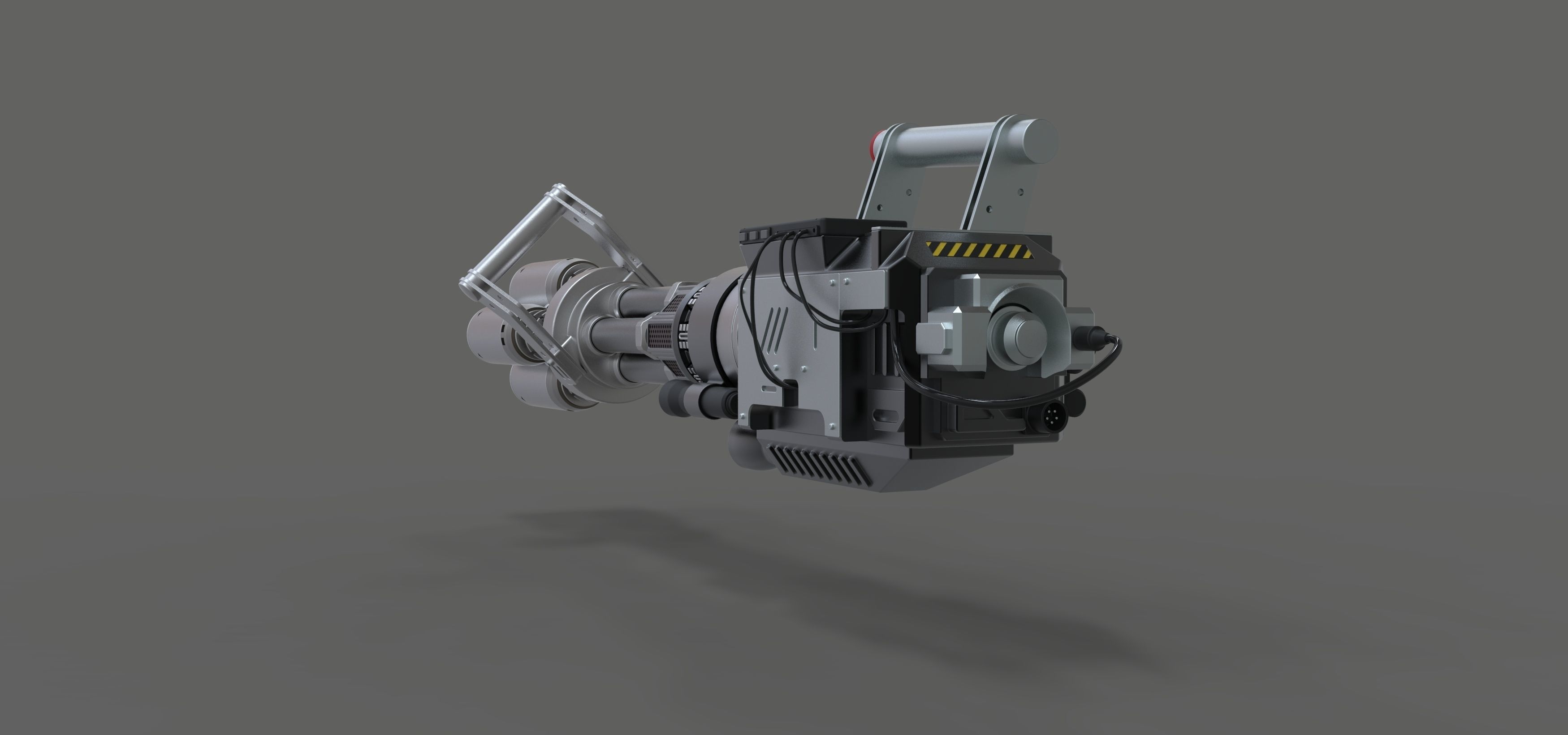 Light cannon from the movie Pixels 2015 3D model_4