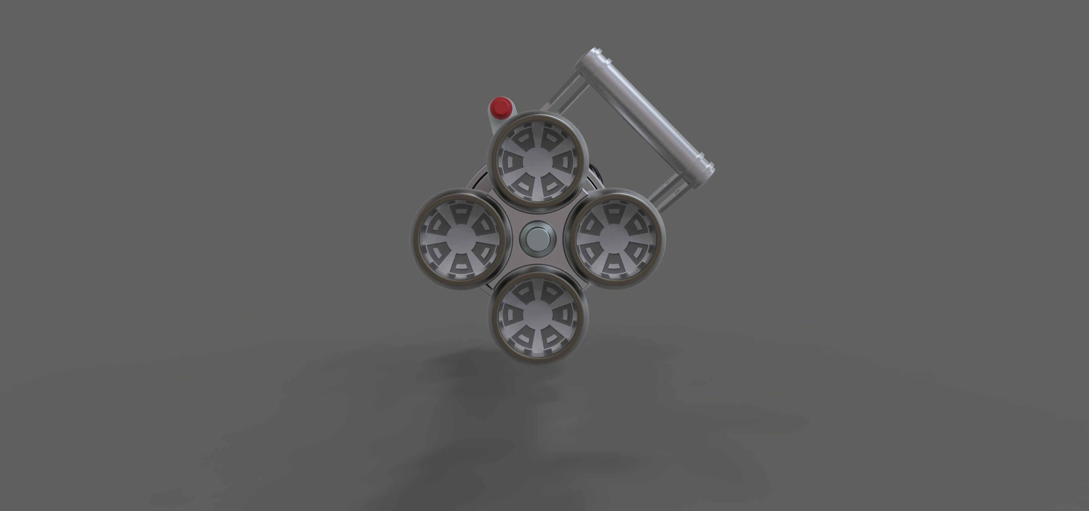 Light cannon from the movie Pixels 2015 3D model_15