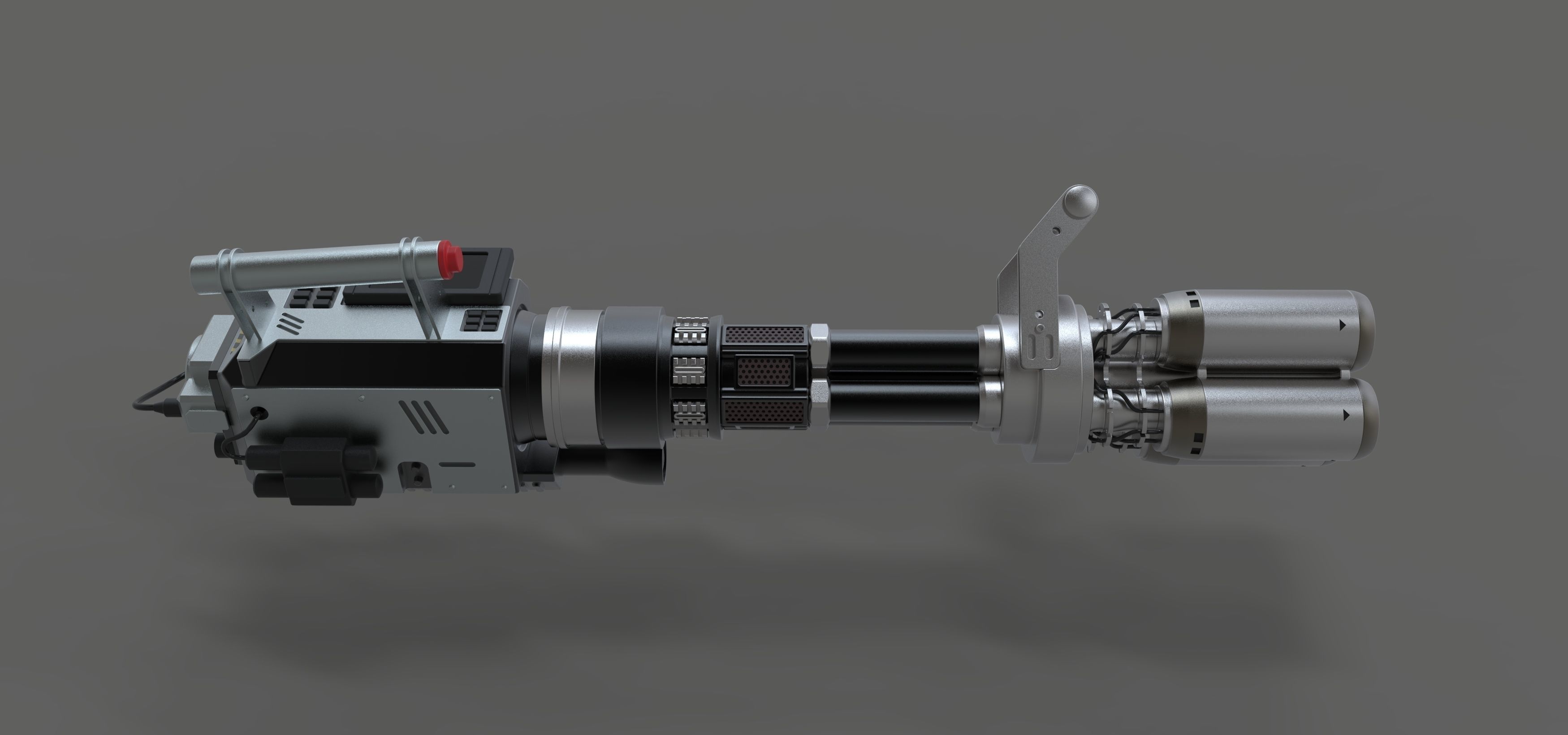 Light cannon from the movie Pixels 2015 3D model_19