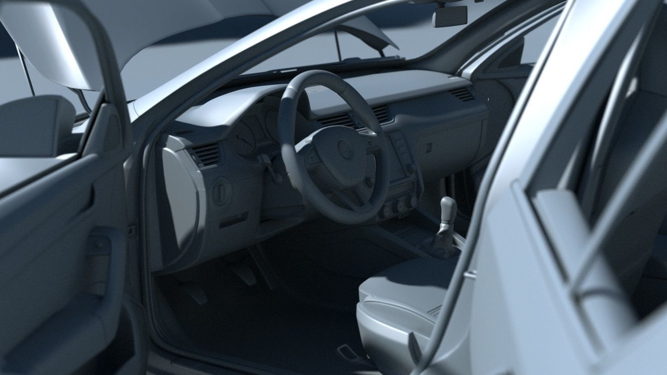 Skoda Octavia RS Extreme detailed 3D model_5