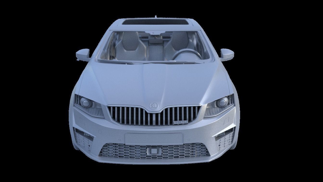 Skoda Octavia RS Extreme detailed 3D model_10