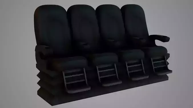 Theater Seats 3D model