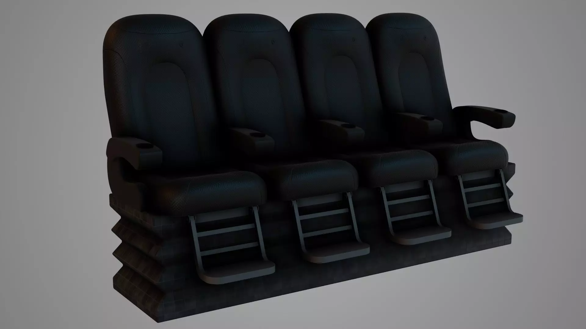Theater Seats 3D model