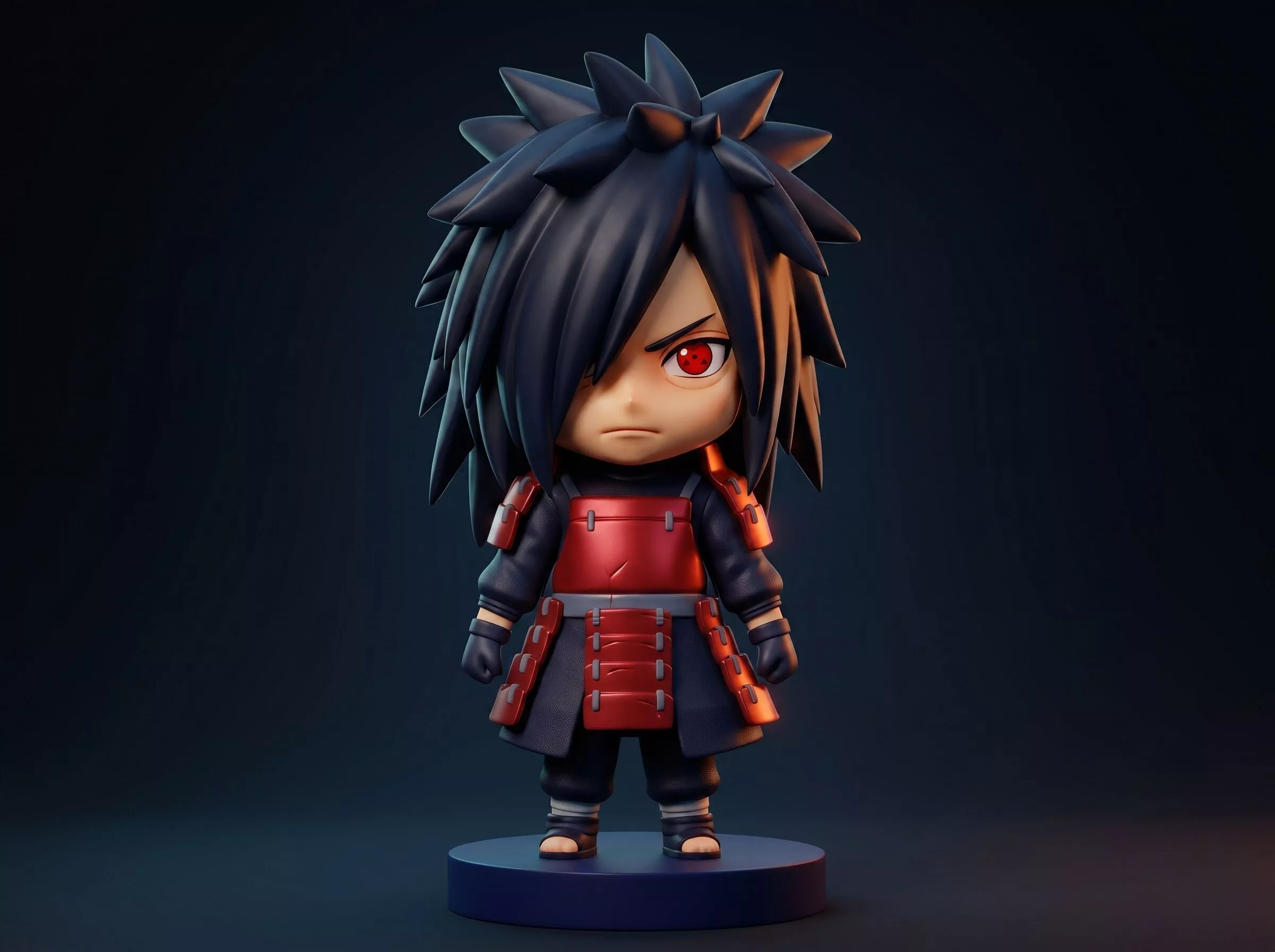 Madara Uchiha Chibi 3D Printable Figurine 3D print model