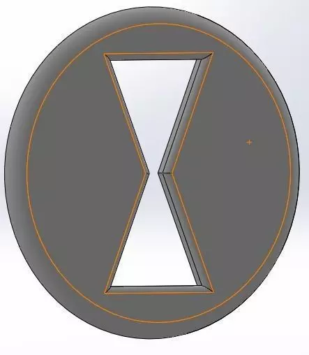 Marvel - Black widow logo Free 3D print model