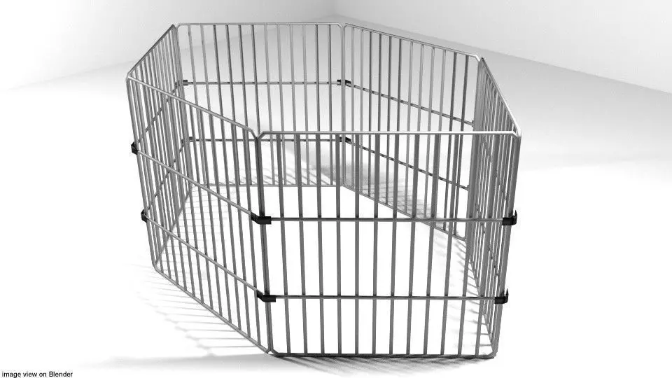 Pet Cage - Type 3 3D model_0