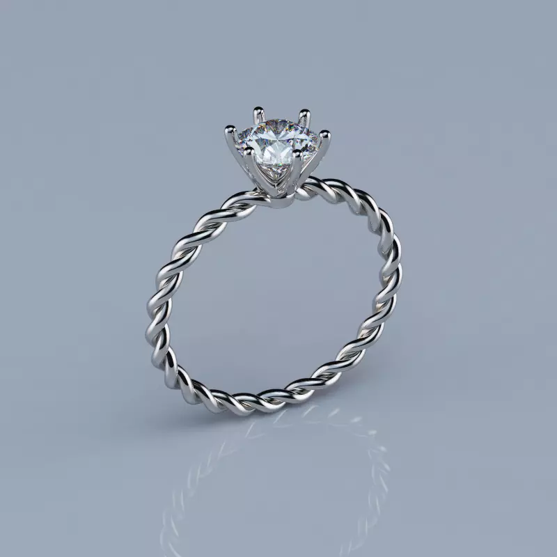 Swirl Rings Collection All Sizes 3D print model