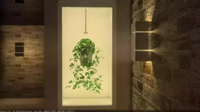 3d model of Hanging  Plant