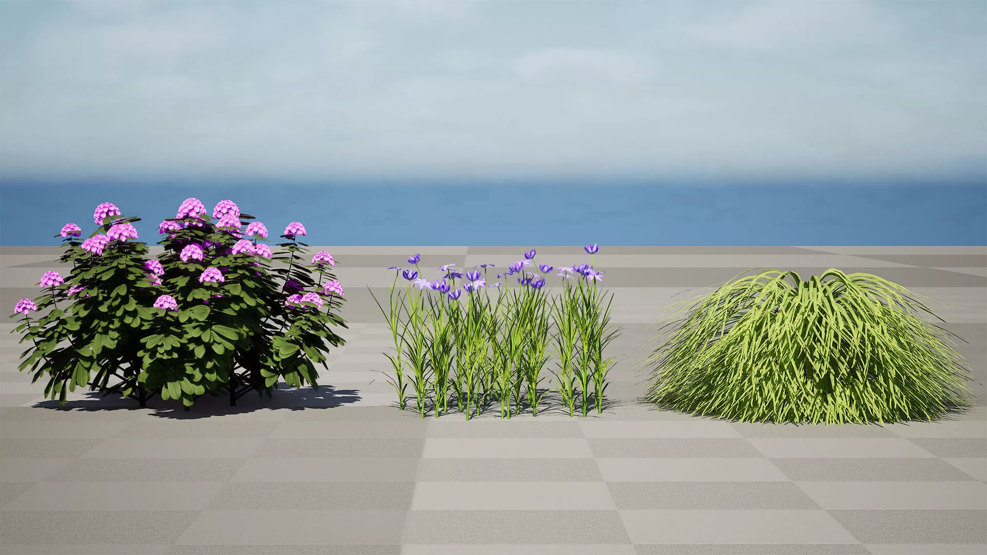 Japanese Garden Plants Collection 02 Low-poly 3D model