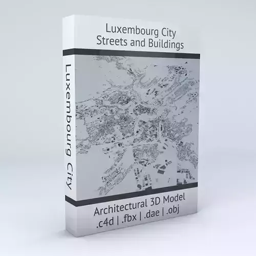 Luxembourg City Streets and Buildings