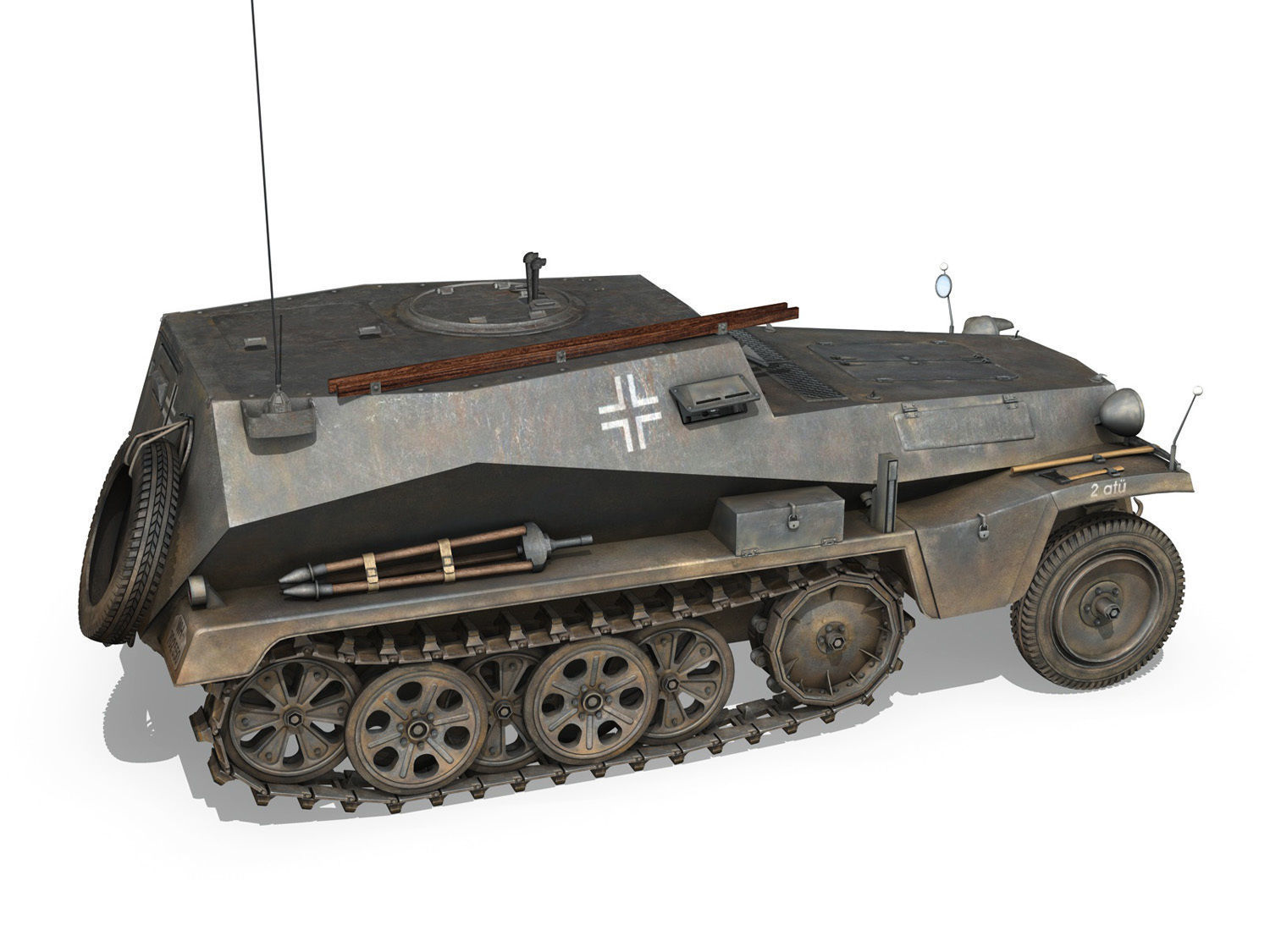 SDKFZ 253 - Beob Pz Wg - 11PD 3D model_7