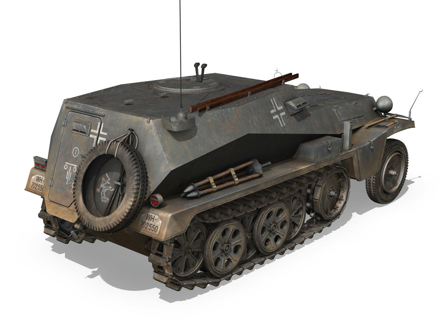 SDKFZ 253 - Beob Pz Wg - 11PD 3D model_6