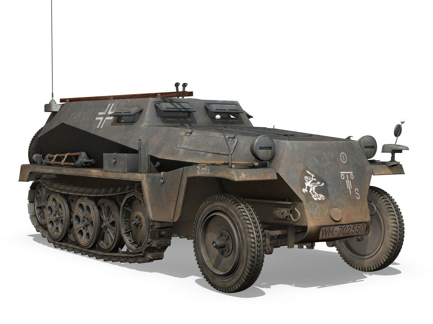 SDKFZ 253 - Beob Pz Wg - 11PD 3D model_9