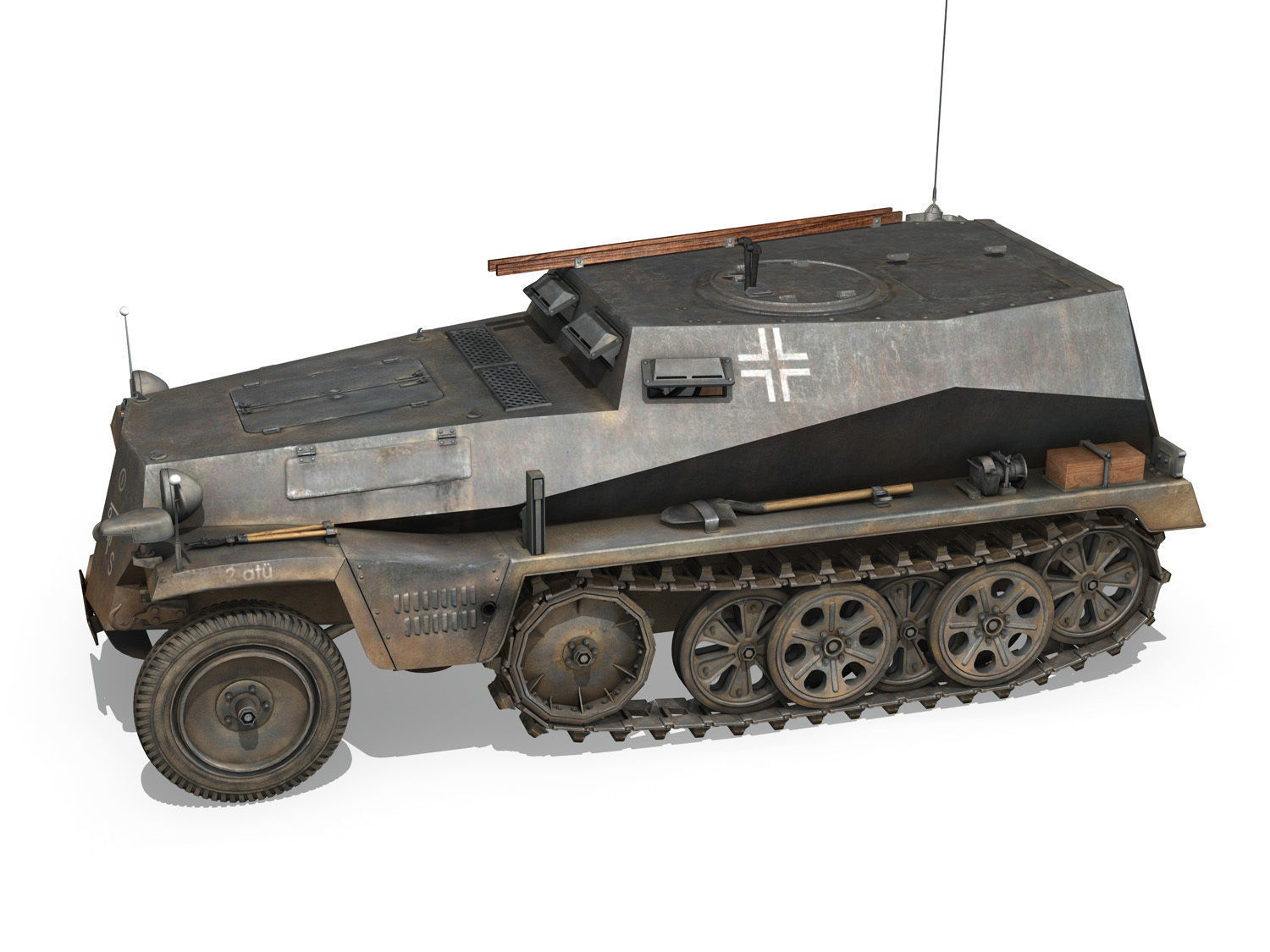 SDKFZ 253 - Beob Pz Wg - 11PD 3D model_3