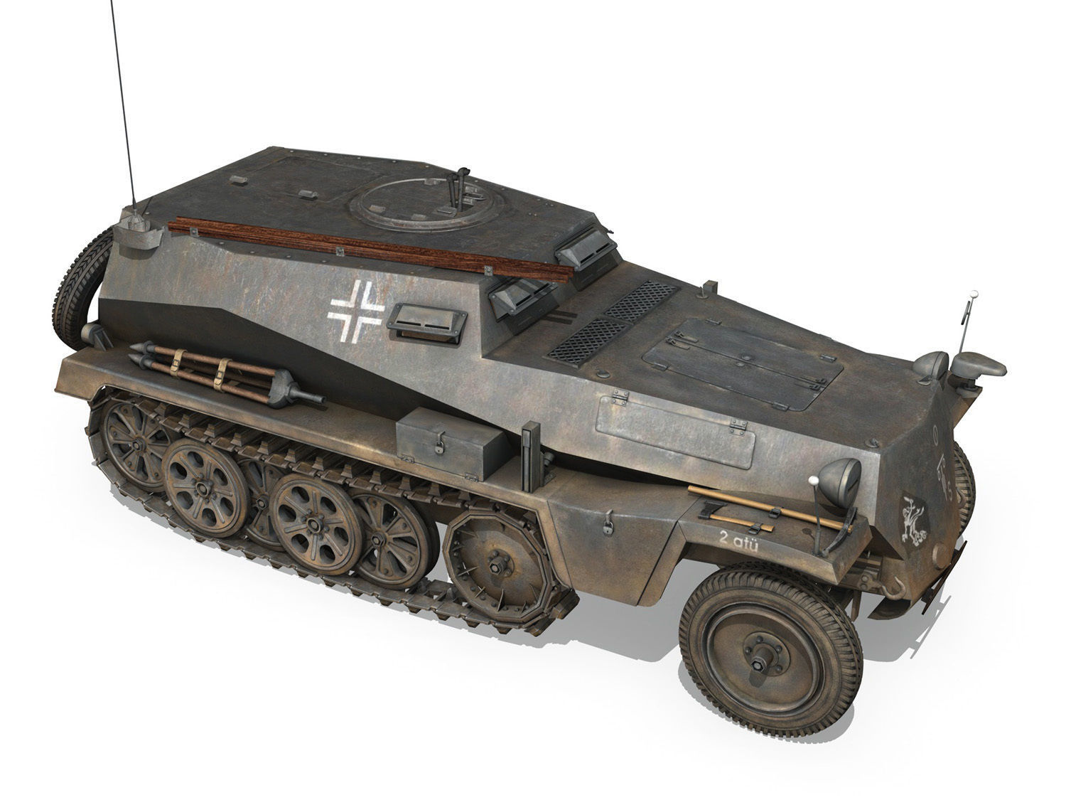 SDKFZ 253 - Beob Pz Wg - 11PD 3D model_8