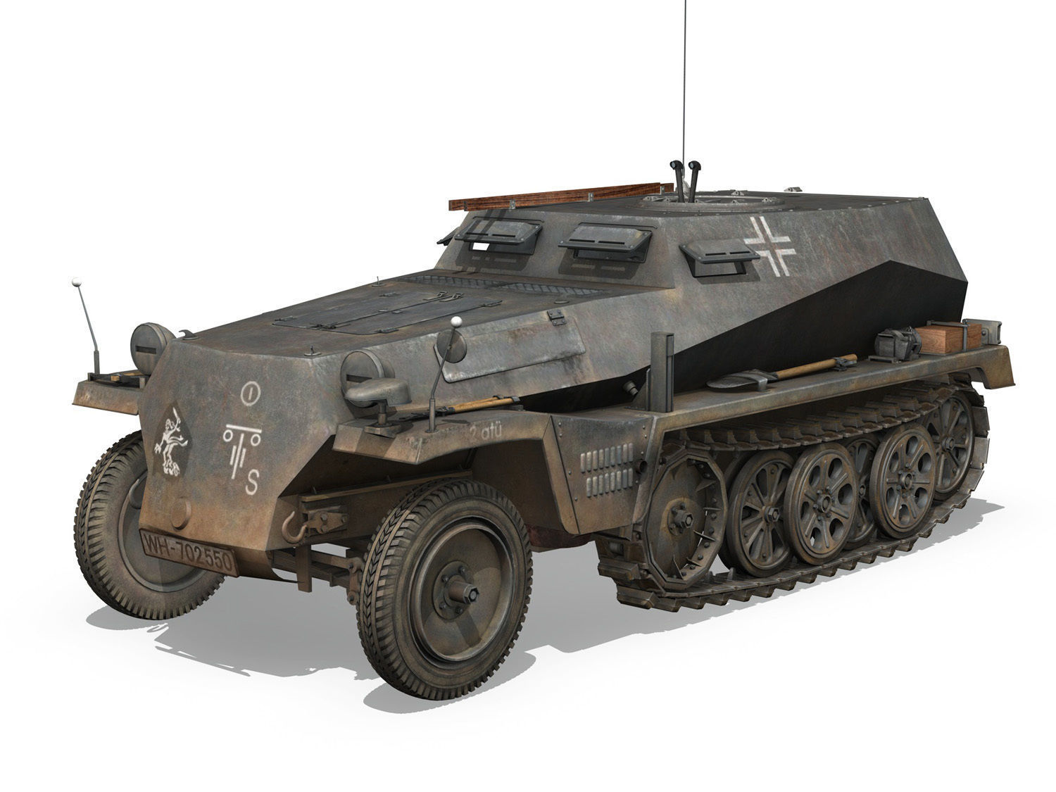 SDKFZ 253 - Beob Pz Wg - 11PD 3D model_1