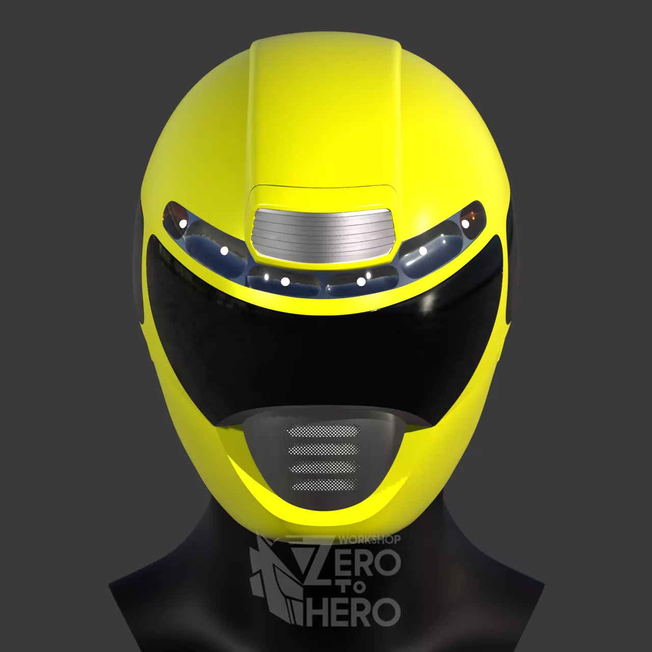 Power Ranger Operation Overdrive Yellow Ranger Helmet 3D print model
