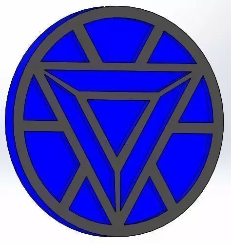 Marvel - Ironman logo Free 3D print model