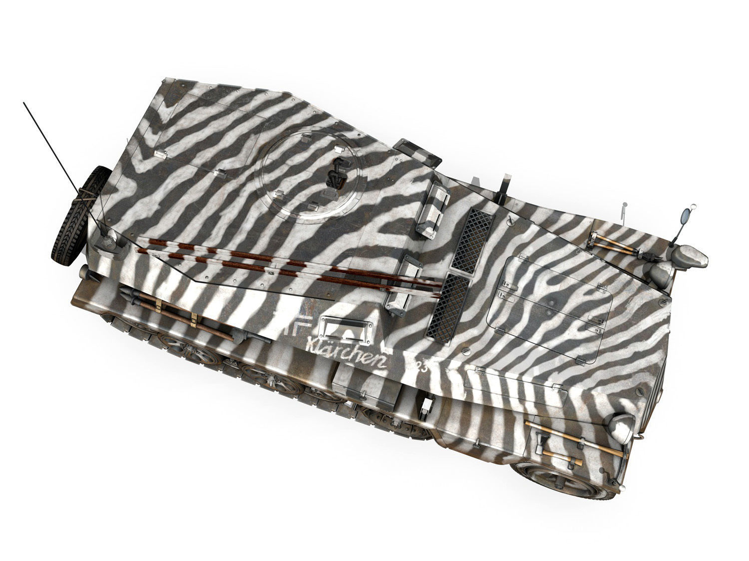 SDKFZ 253 - Beob Pz Wg  3D model_10