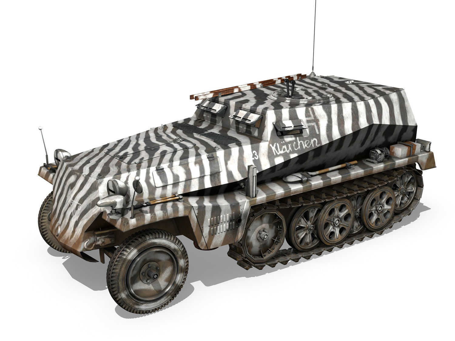 SDKFZ 253 - Beob Pz Wg  3D model_2