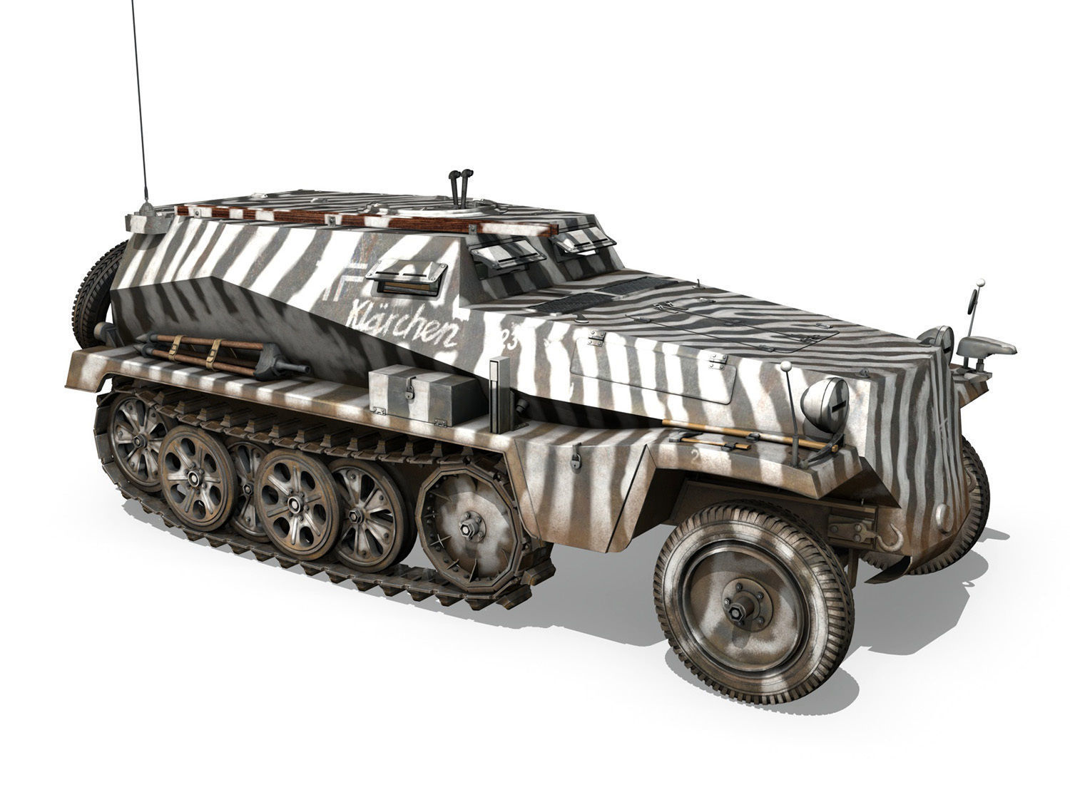 SDKFZ 253 - Beob Pz Wg  3D model_8