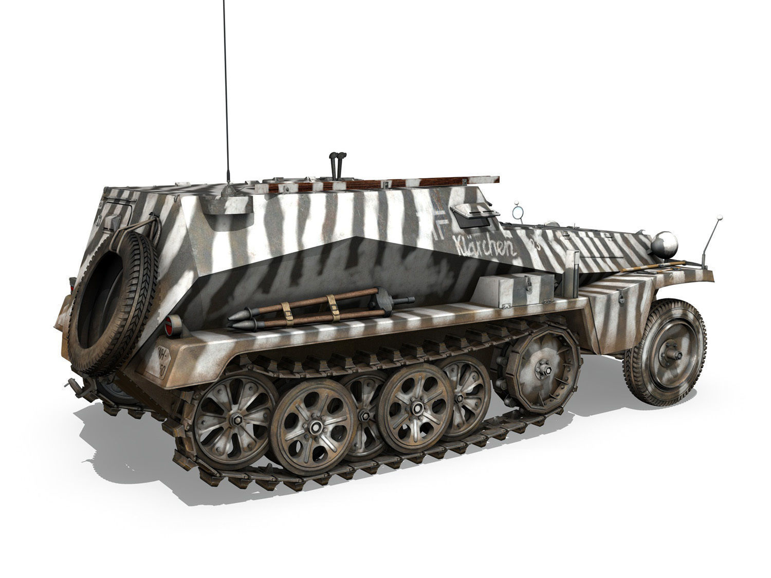 SDKFZ 253 - Beob Pz Wg  3D model_7