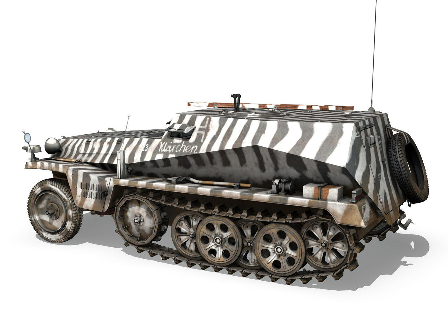 SDKFZ 253 - Beob Pz Wg  3D model_3