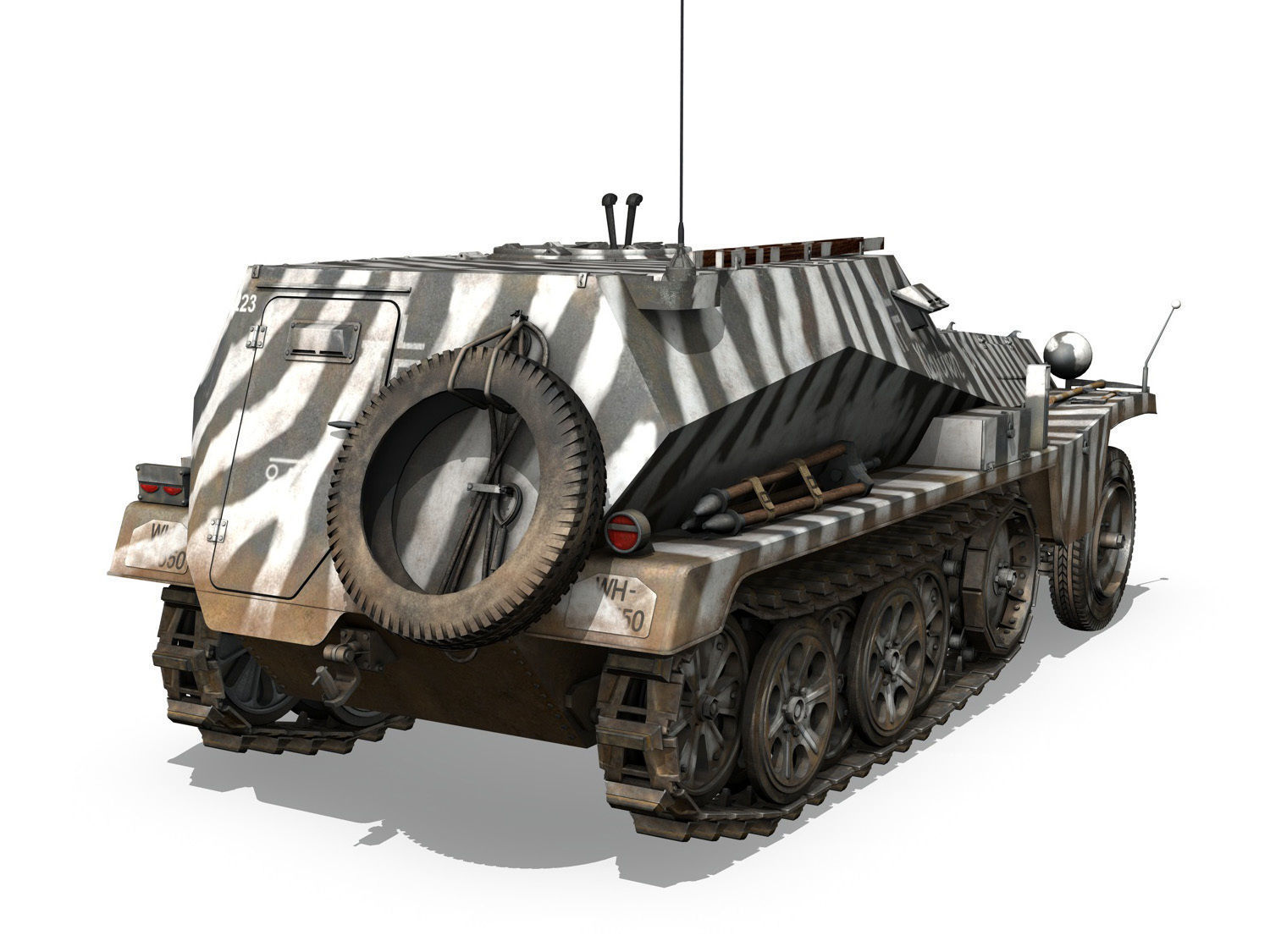 SDKFZ 253 - Beob Pz Wg  3D model_6