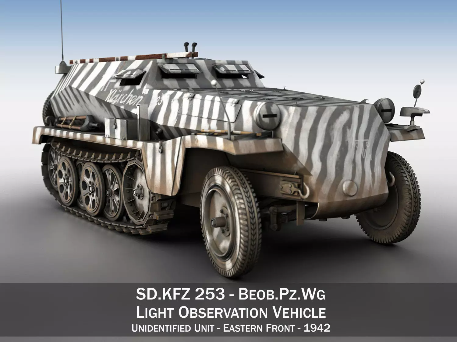 SDKFZ 253 - Beob Pz Wg  3D model_0