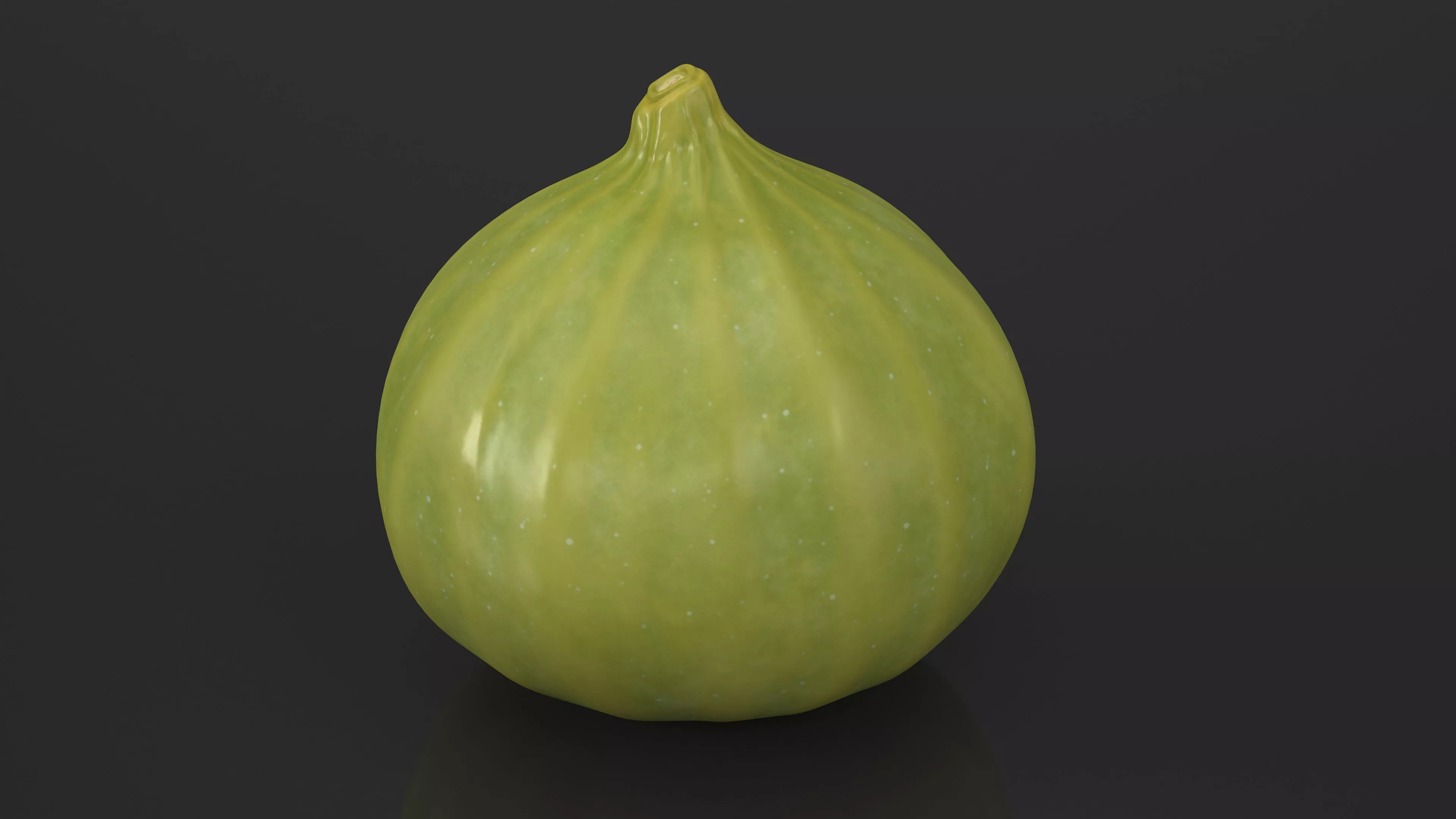 Green Fig Fruit 3D model