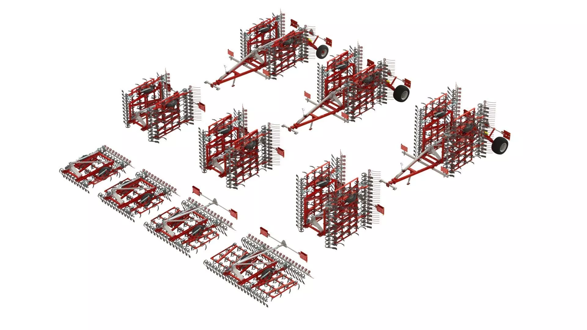 WG 0020 - Eco seedbed cultivator 3D model