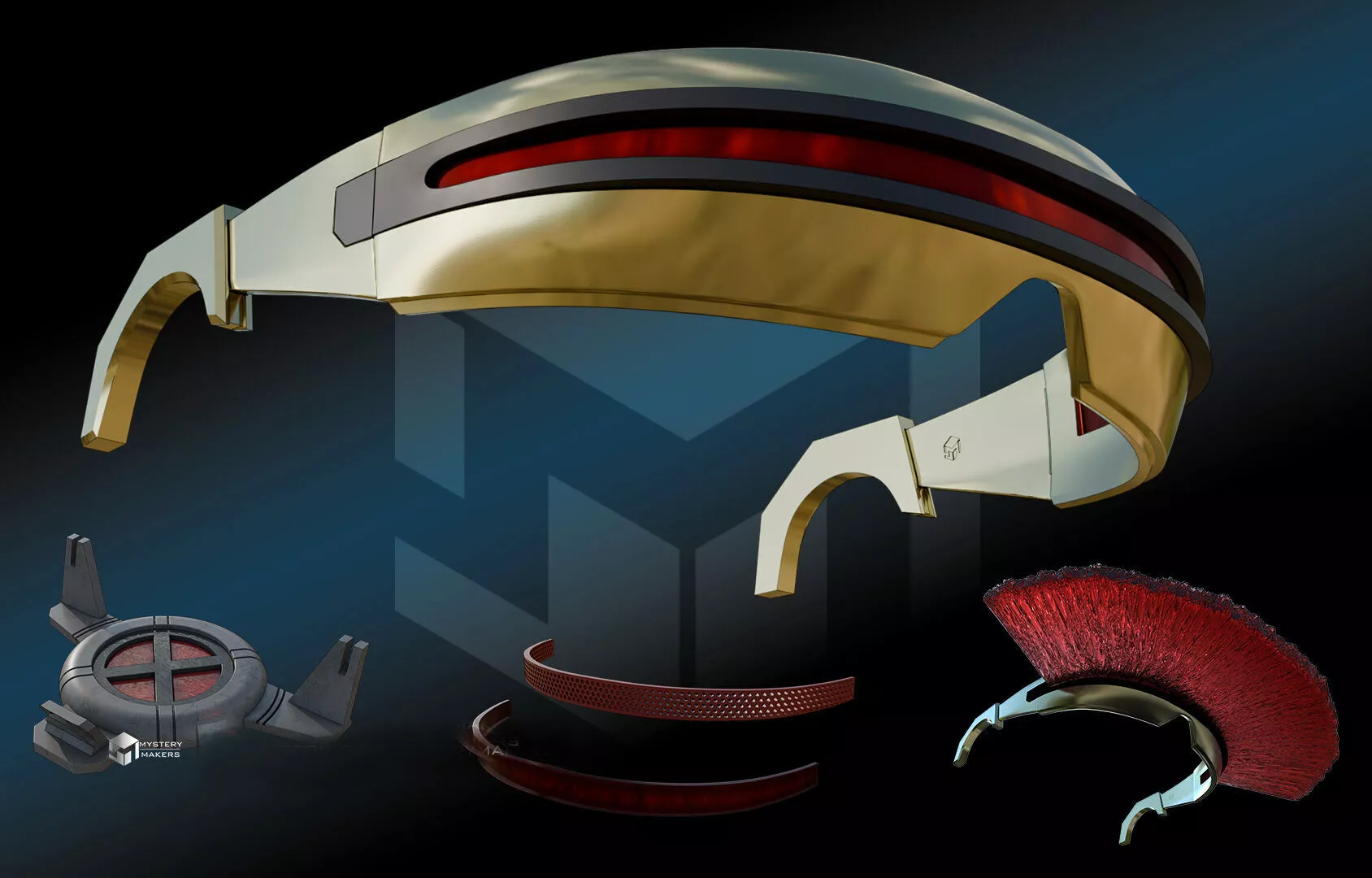 Cyclops visor Doomsday 3D print model