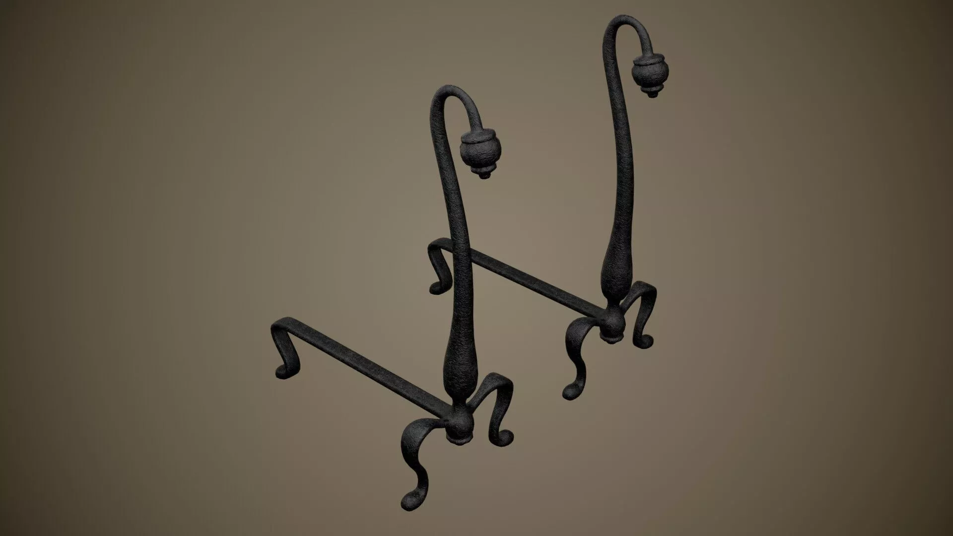 Home Vincent Andiron Low-poly 3D model