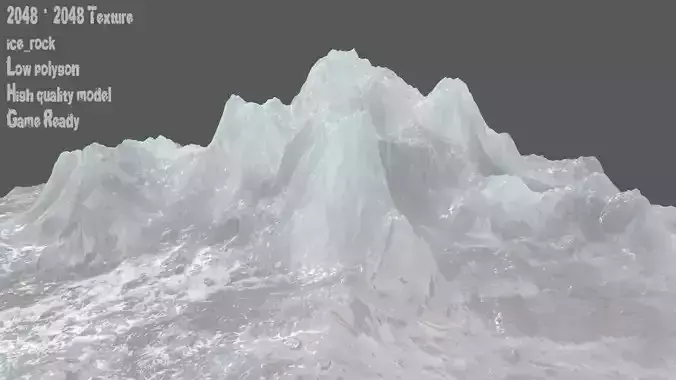 iceberg mountain with snow