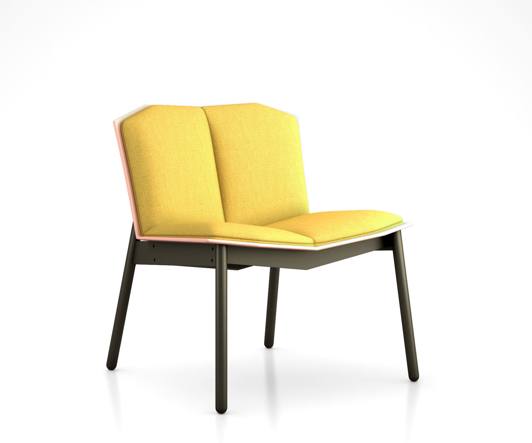 Cat Pajamas Lounge Chair by Blu Dot 3D model_1