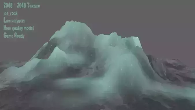 iceberg mountain covered in snow and ice