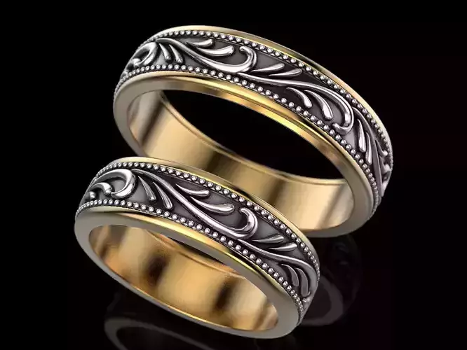 Wedding Ring 3D print model