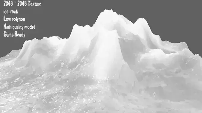 iceberg mountain with snow