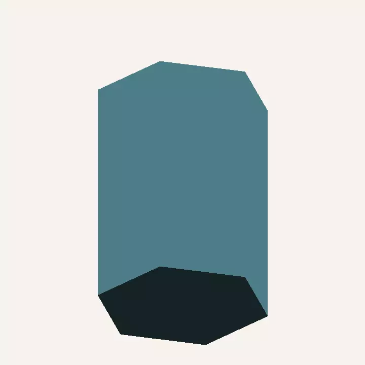 Hexagonal pen cup 3D print model