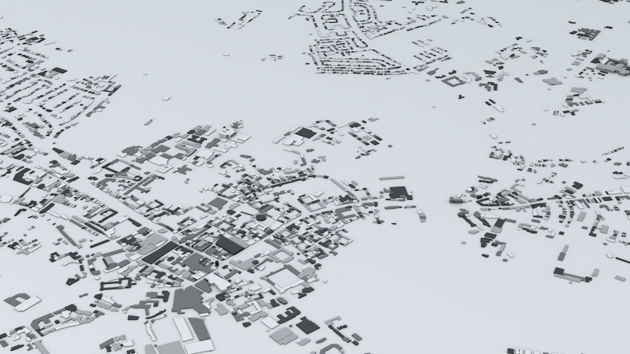 Oxford Streets and Buildings 3D model_4