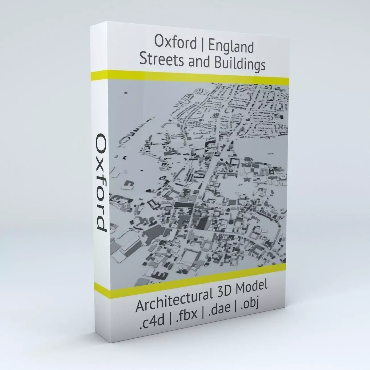 Oxford Streets and Buildings 3D model_0