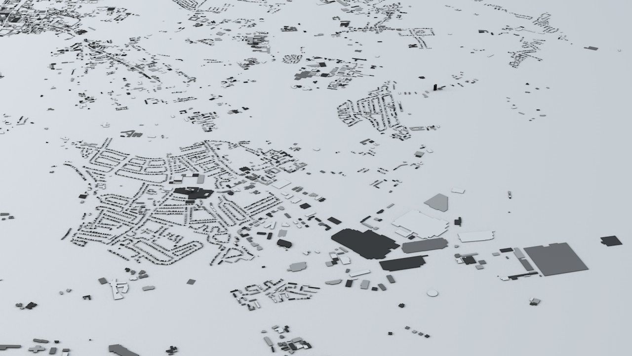 Oxford Streets and Buildings 3D model_3