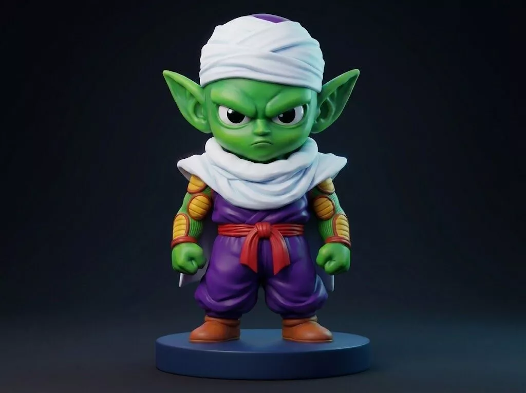 Piccolo Chibi Figurine 3D Printable 3D print model