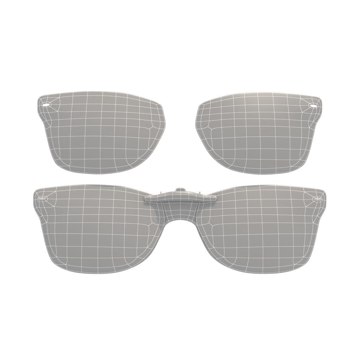 Sunglasses Wayfarer Ray-Ban 3D model_18