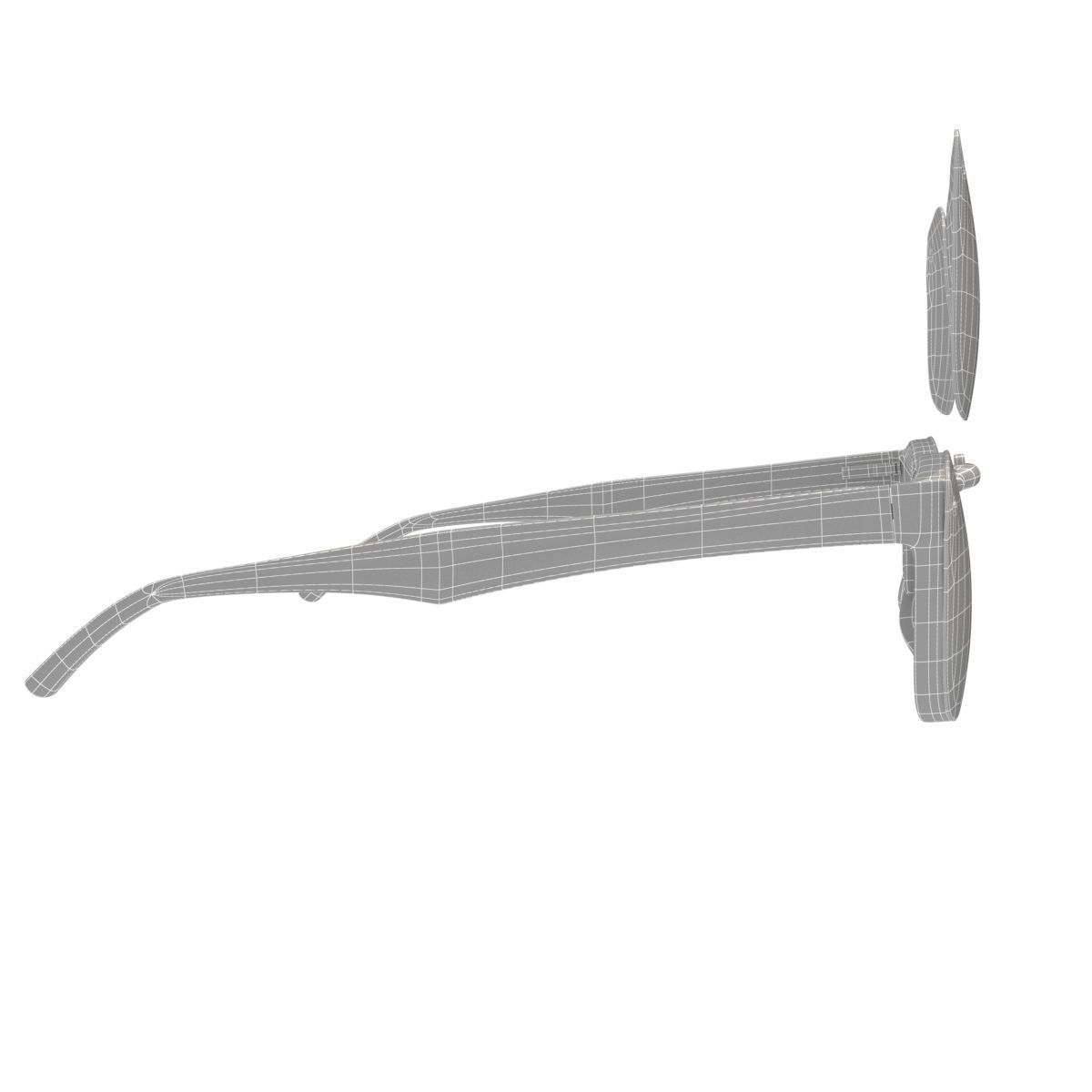 Sunglasses Wayfarer Ray-Ban 3D model_17